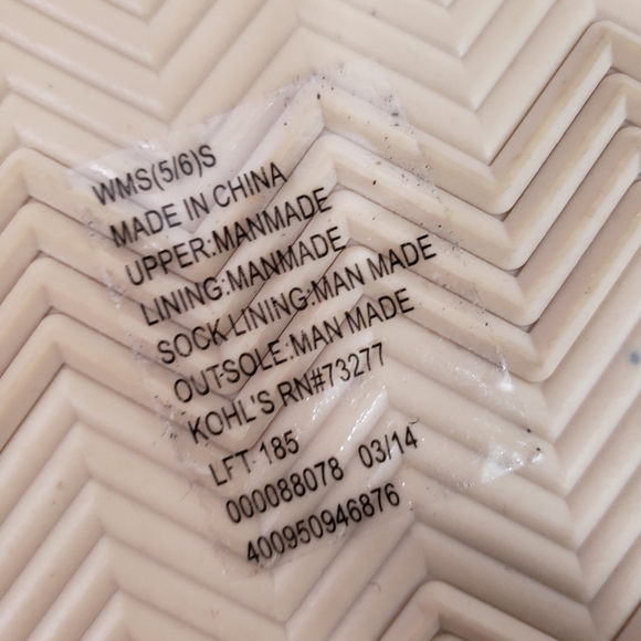 NEW Simply Vera Wang Thomg Espadrille Sandals Size WMS SMALL (5/6) - Picture 6 of 7